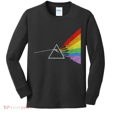 Retro Rainbow Guitars Kids Long Sleeve Shirt
