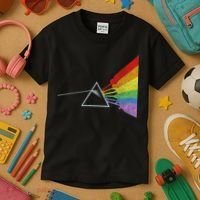 Retro Rainbow Guitars Kids T-Shirt thumb 3