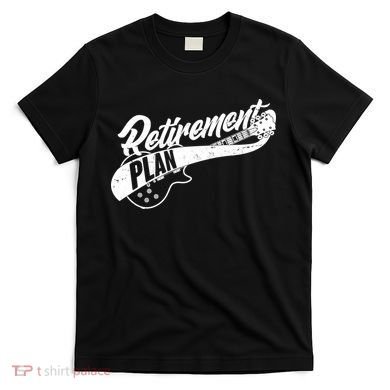 Retro Retirement Plan Guitar T-Shirt