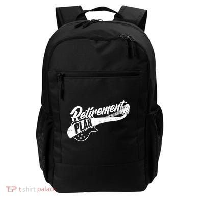 Retro Retirement Plan Guitar Backpack
