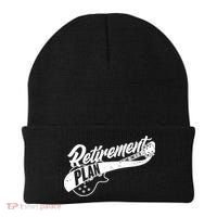 Retro Retirement Plan Guitar Beanie thumb 0