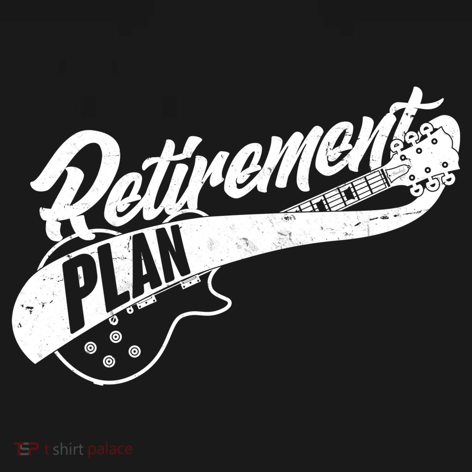 Retro Retirement Plan Guitar Mousepad