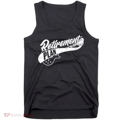 Retro Retirement Plan Guitar Tank Top