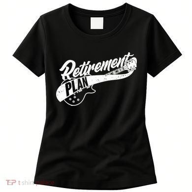 Retro Retirement Plan Guitar Women's T-Shirt