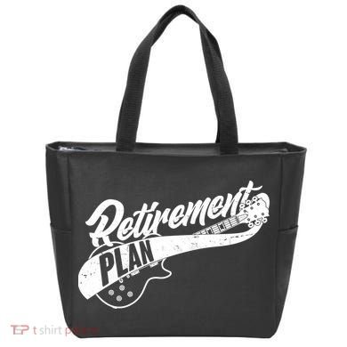 Retro Retirement Plan Guitar Tote Bag