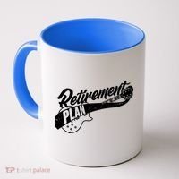 Retro Retirement Plan Guitar Coffee Mug thumb 0
