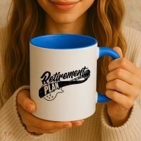 Retro Retirement Plan Guitar Coffee Mug thumb 3
