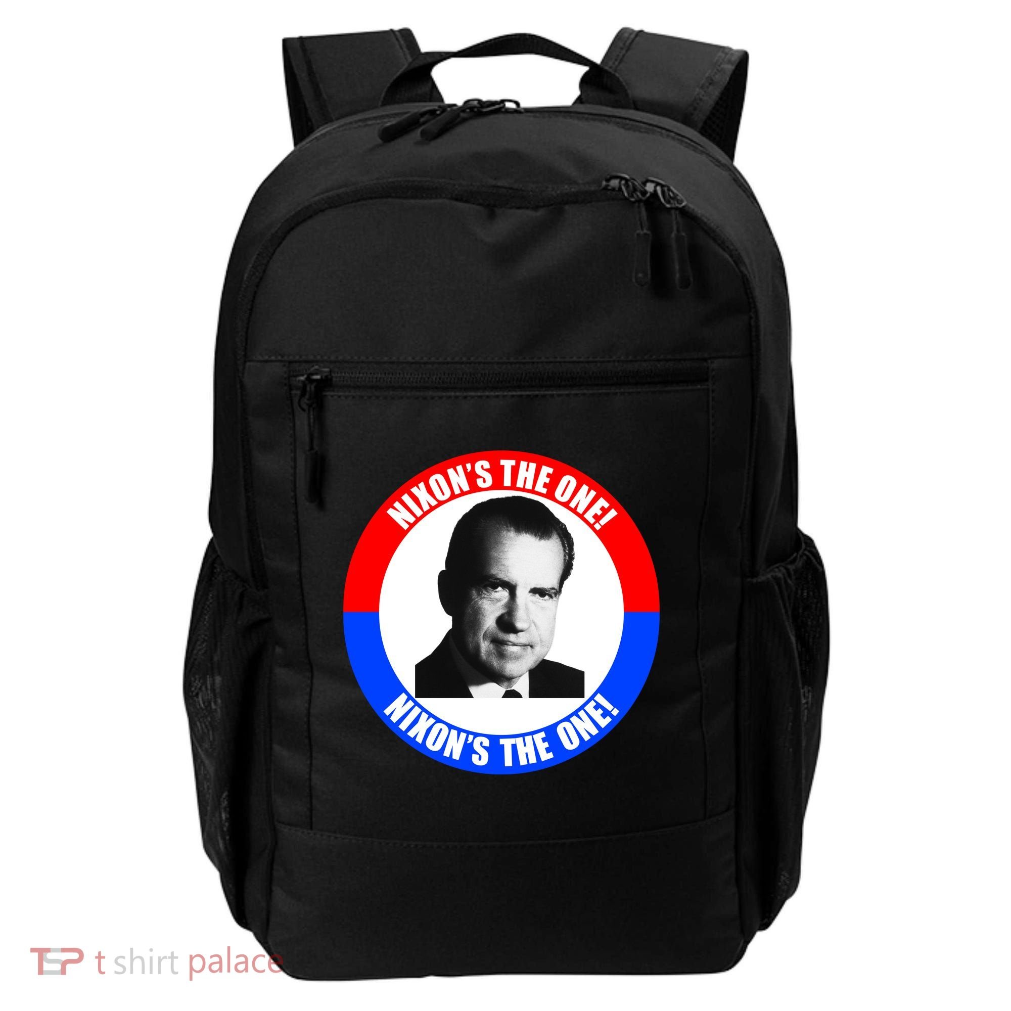 Retro Richard Nixon Nixon's The One Presidential Campaign Backpack