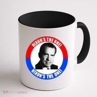 Retro Richard Nixon Nixon's The One Presidential Campaign Coffee Mug thumb 1