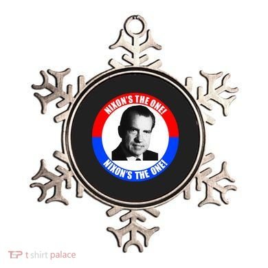 Retro Richard Nixon Nixon's The One Presidential Campaign Ornament