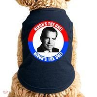 Retro Richard Nixon Nixon's The One Presidential Campaign Doggie Tank thumb 0
