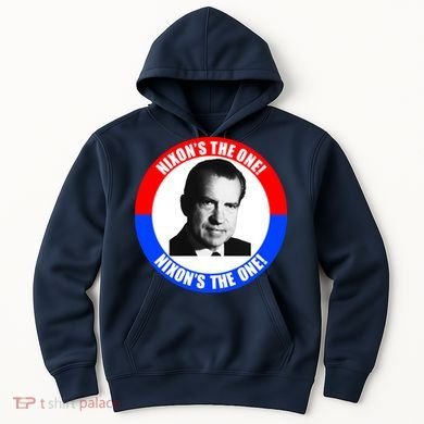 Retro Richard Nixon Nixon's The One Presidential Campaign Hoodie