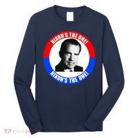 Retro Richard Nixon Nixon's The One Presidential Campaign Long Sleeve Shirt thumb 0