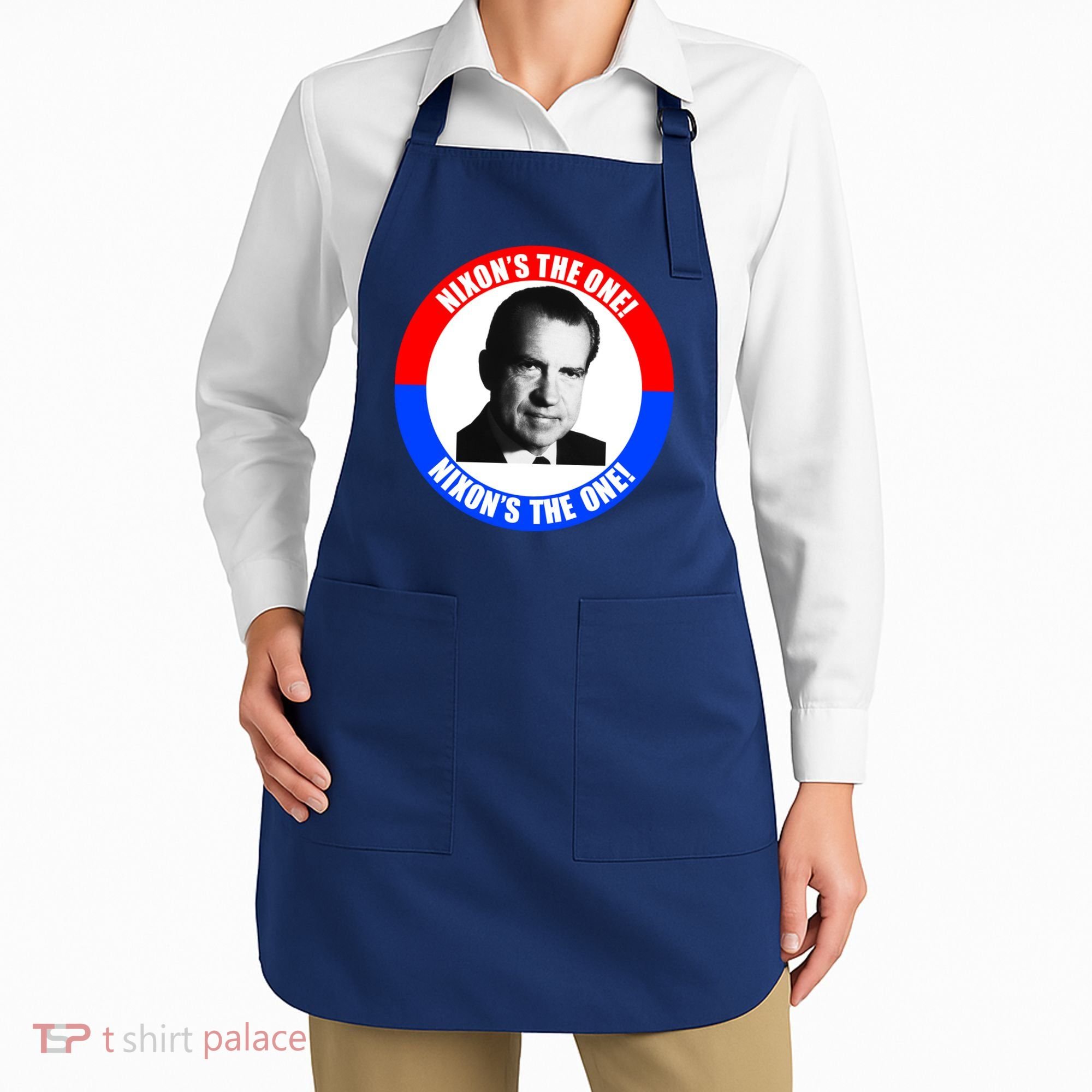 Retro Richard Nixon Nixon's The One Presidential Campaign Apron
