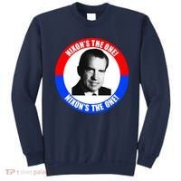 Retro Richard Nixon Nixon's The One Presidential Campaign Sweatshirt thumb 0