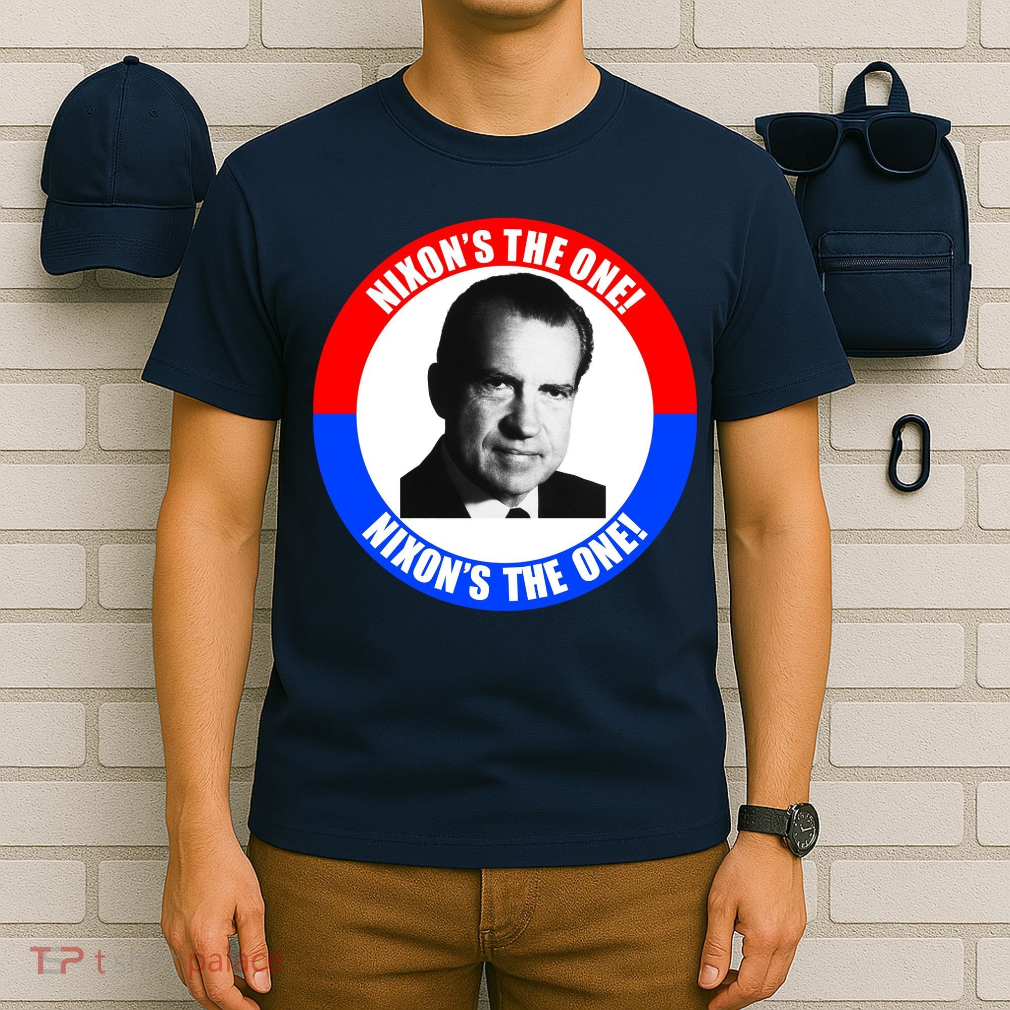 Retro Richard Nixon Nixon's The One Presidential Campaign T-Shirt