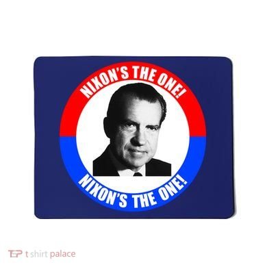 Retro Richard Nixon Nixon's The One Presidential Campaign Mousepad
