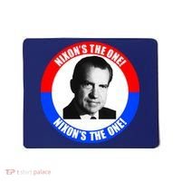 Retro Richard Nixon Nixon's The One Presidential Campaign Mousepad thumb 0