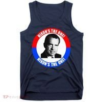 Retro Richard Nixon Nixon's The One Presidential Campaign Tank Top thumb 0