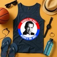 Retro Richard Nixon Nixon's The One Presidential Campaign Tank Top thumb 4