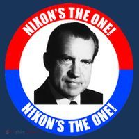 Retro Richard Nixon Nixon's The One Presidential Campaign Visor thumb 3