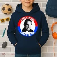Retro Richard Nixon Nixon's The One Presidential Campaign Kids Hoodie thumb 2
