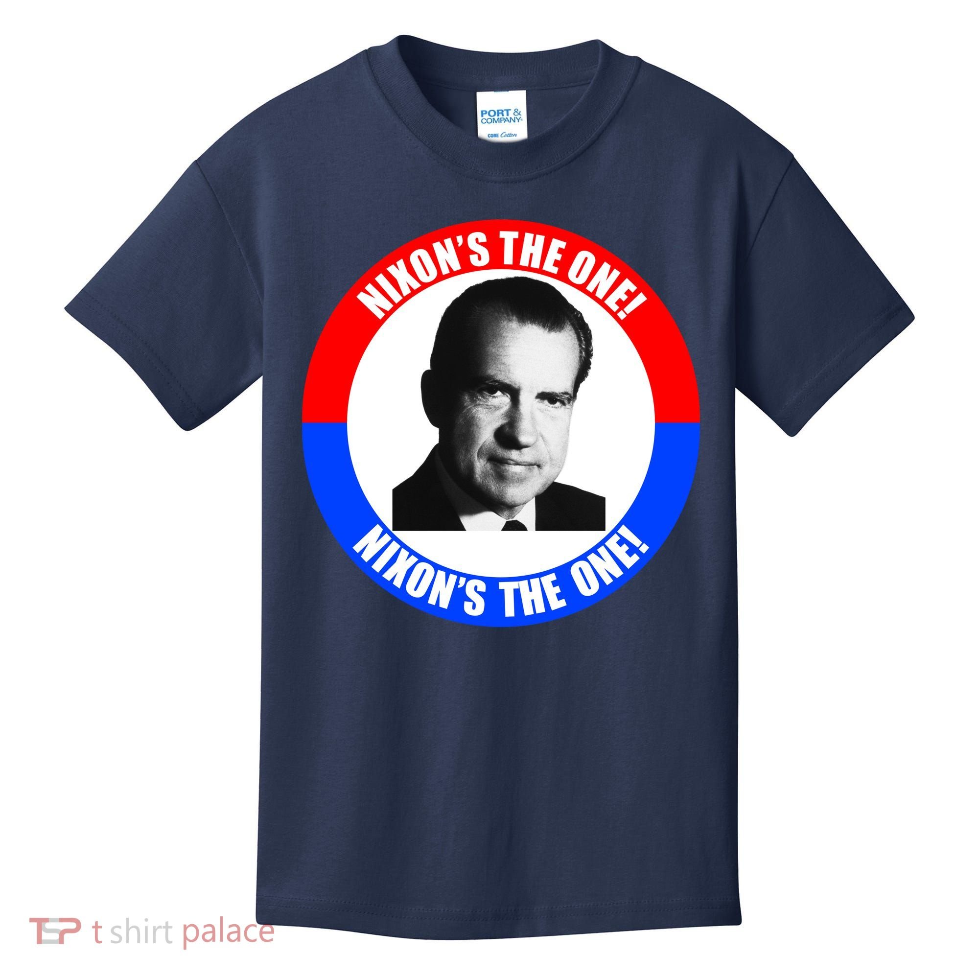 Retro Richard Nixon Nixon's The One Presidential Campaign Kids T-Shirt