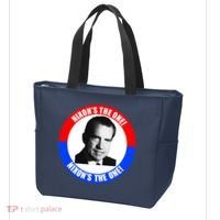 Retro Richard Nixon Nixon's The One Presidential Campaign Tote Bag thumb 3