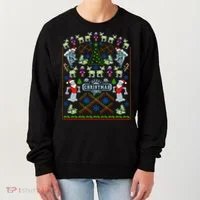 Retro Robot Ugly Christmas Sweater Women's Sweatshirt thumb 0
