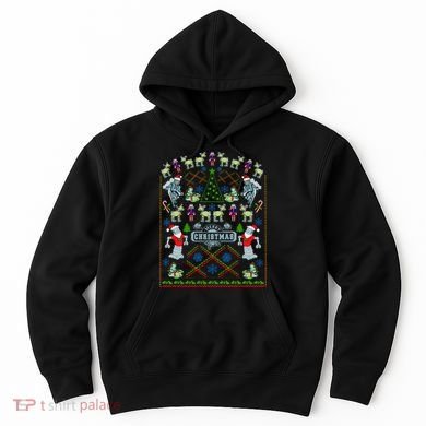 Retro Robot Ugly Christmas Sweater Hoodie
