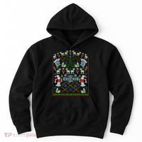 Retro Robot Ugly Christmas Sweater Hoodie thumb 0
