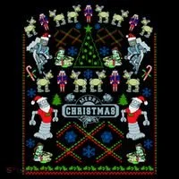 Retro Robot Ugly Christmas Sweater Coffee Mug thumb 5