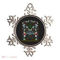 Retro Robot Ugly Christmas Sweater Ornament thumb 0