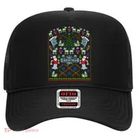 Retro Robot Ugly Christmas Sweater Hat thumb 0
