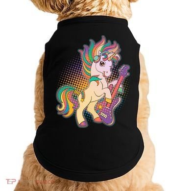 Retro Rocker Rainbow Unicorn Doggie Tank