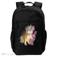 Retro Rocker Rainbow Unicorn Backpack thumb 0