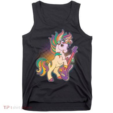 Retro Rocker Rainbow Unicorn Tank Top