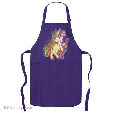 Retro Rocker Rainbow Unicorn Apron