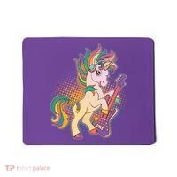 Retro Rocker Rainbow Unicorn Mousepad thumb 0