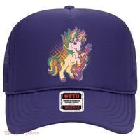 Retro Rocker Rainbow Unicorn Hat thumb 0