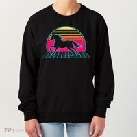 Retro Running Horse Silhouette Women's Sweatshirt thumb 0