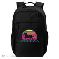 Retro Running Horse Silhouette Backpack thumb 0