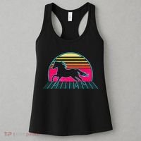 Retro Running Horse Silhouette Women's Tank Top thumb 3