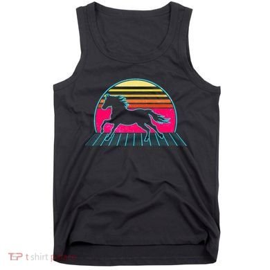 Retro Running Horse Silhouette Tank Top