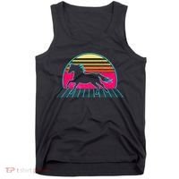 Retro Running Horse Silhouette Tank Top thumb 0