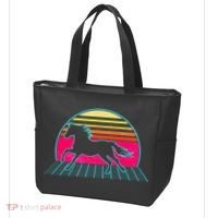 Retro Running Horse Silhouette Tote Bag thumb 3
