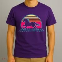 Retro Running Horse Silhouette T-Shirt thumb 3