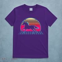 Retro Running Horse Silhouette T-Shirt thumb 5