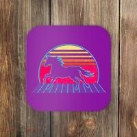 Retro Running Horse Silhouette Coaster thumb 0