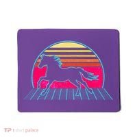 Retro Running Horse Silhouette Mousepad thumb 0
